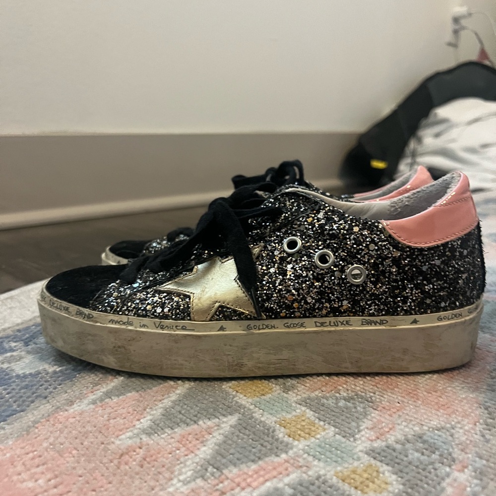 Black Golden Goose Hi Stars